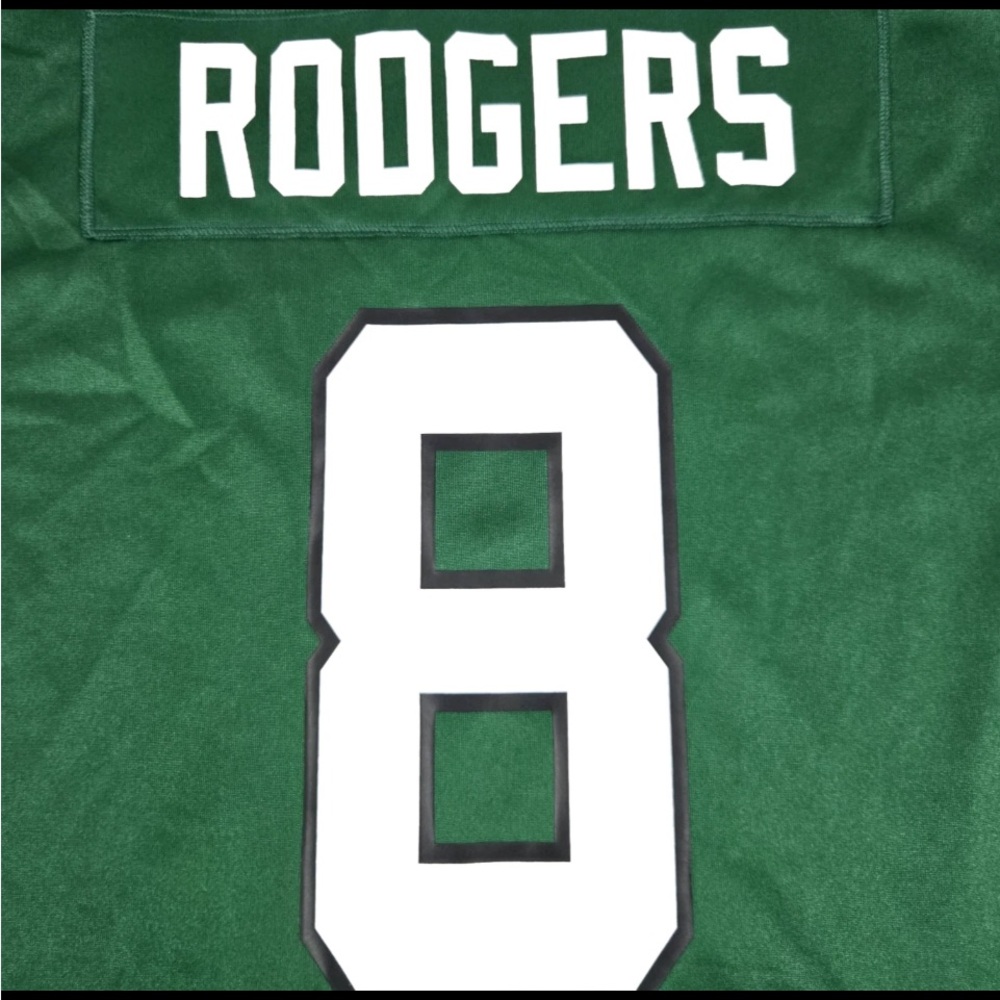 Women’s Nike Engineered NFL New York Jets Aaron Rodgers #8 Jersey XL Green NWT - Picture 5 of 8